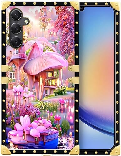 Funda compatible con Samsung Galaxy A54 5G, 1-Fantasy Manor para mujeres y niñas, TPU suave a prueba de golpes, funda protectora para Samsung Galaxy