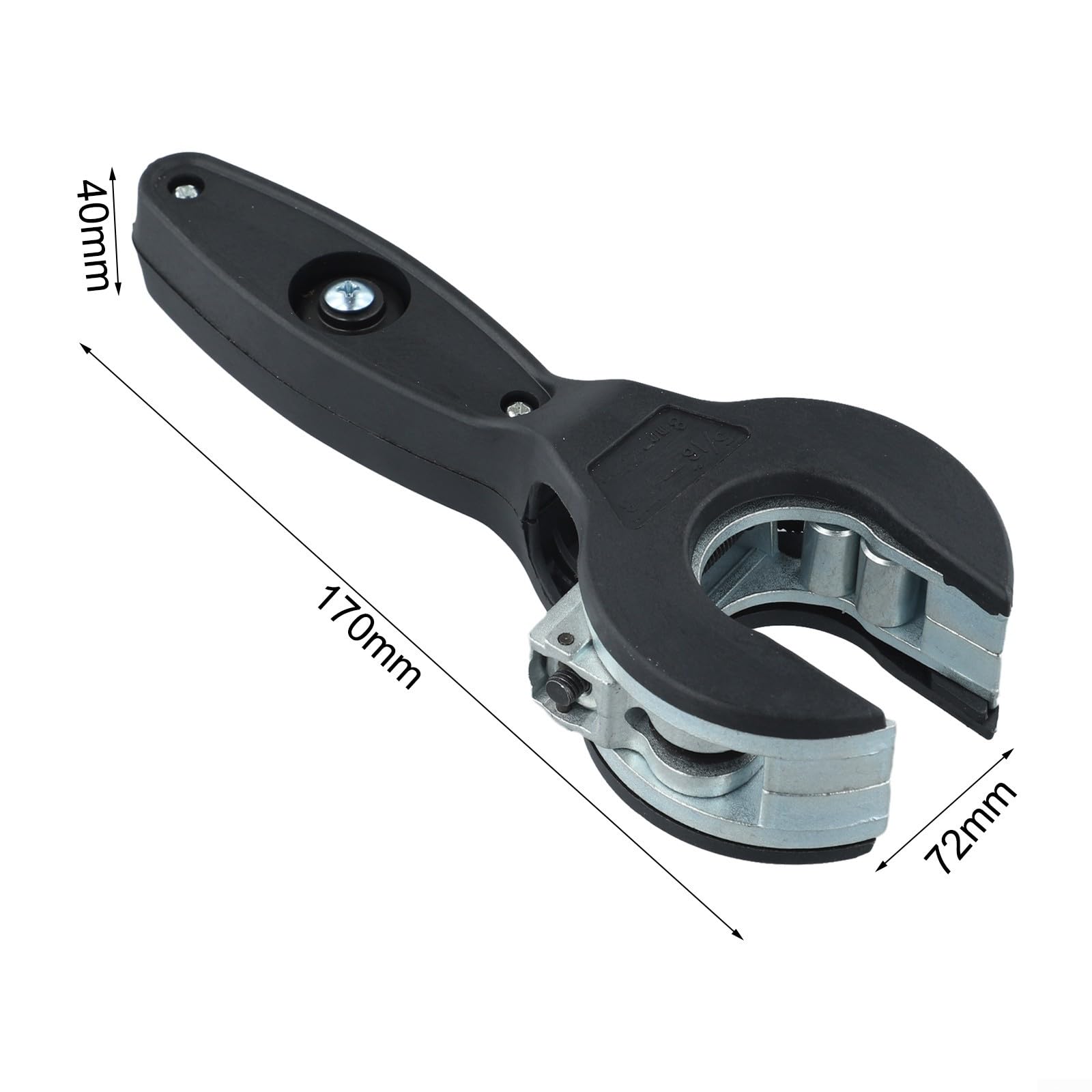 Tagliatubi a cricchetto, taglia tubi da 8-29 mm, in acciaio inossidabile, rame e alluminio, per spazi ristretti e fai da te/uso professionale (nero)