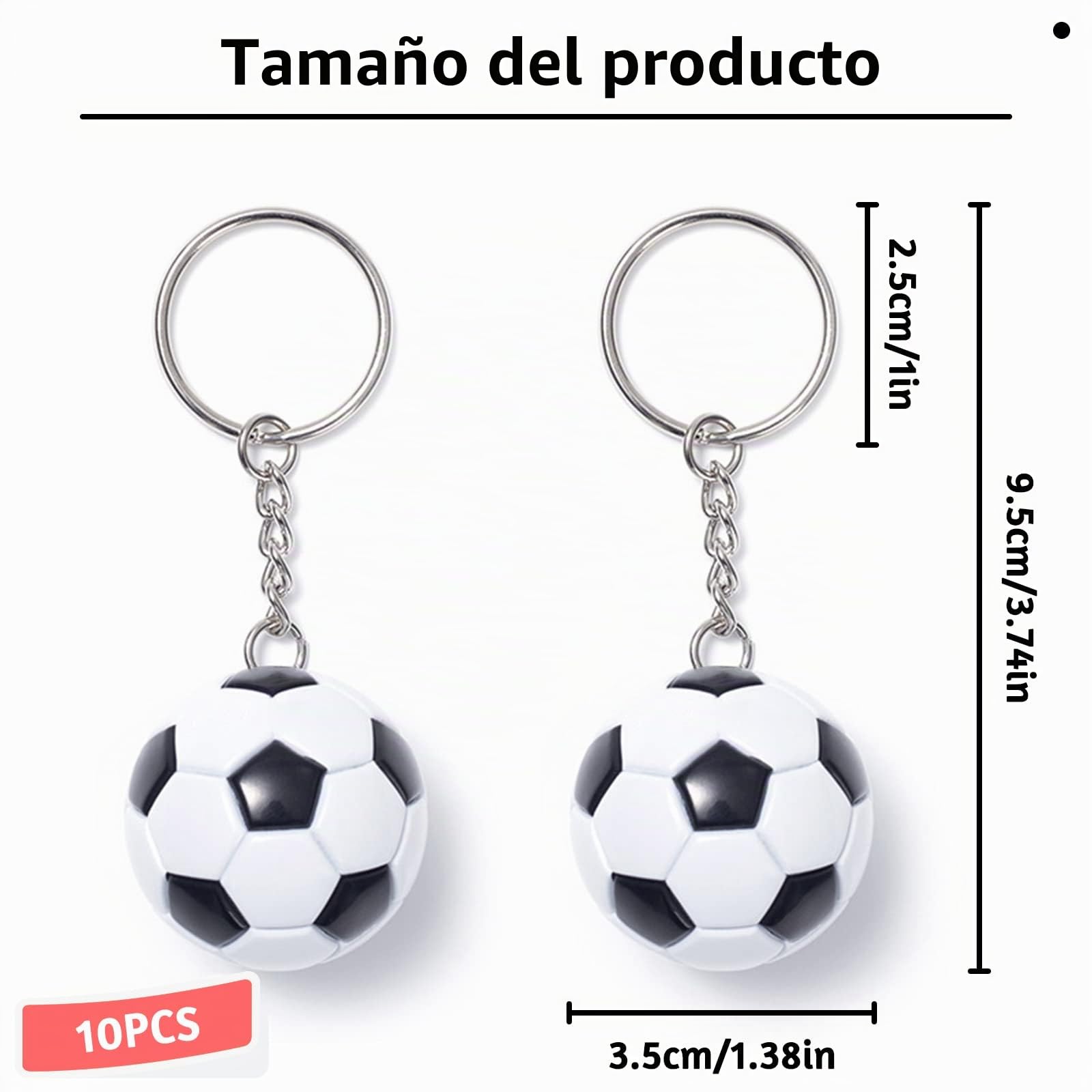 JJQHYC 10 Piezas Llavero de Fútbol, Regalos de Fútbol para Fiestas de Cumpleaños Piñata de Fútbol Llavero de Fútbol de Cumpleaños para Eventos Deportivos JJQHYC 10 Piezas Llavero de Fútbol, Regalos de Fútbol para Fiestas de Cumpleaños Piñata de Fútbol Llavero de Fútbol de Cumpleaños para Eventos Deportivos