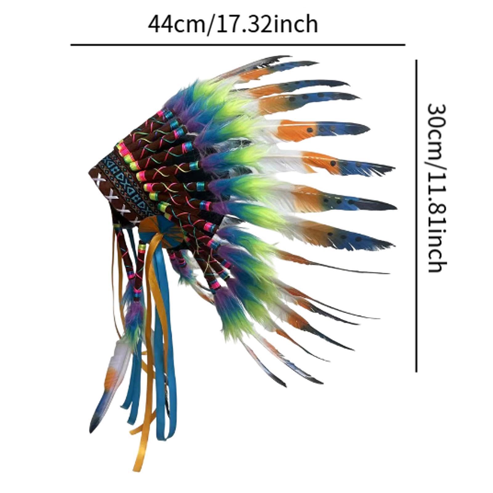 Copricapo Artificiale da Copricapo Adulti Artigianato per la Danza da Festa di Ruolo