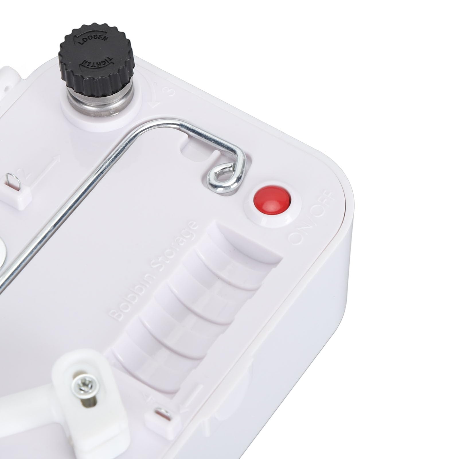 Bobinadora, Bobinadora Automática Profesional para Coser, Bobinadora Lateral de Alta Velocidad con Cerradura y Mango Oculto, Bobinadora Eléctrica Portátil para Uso Artesanal