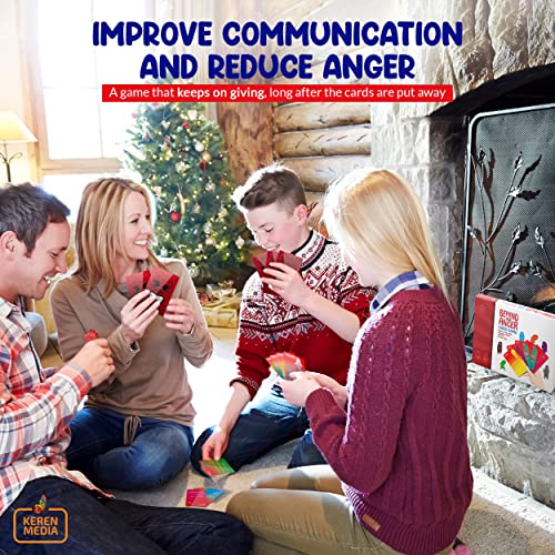 Behind The Anger Card Game For Families, Therapy Games For Kids - Anger Management Toys For Kids - Card Game For Teens - Develop Social Emotional Coping Skills - Anger Control And Counseling Tool #TOP4