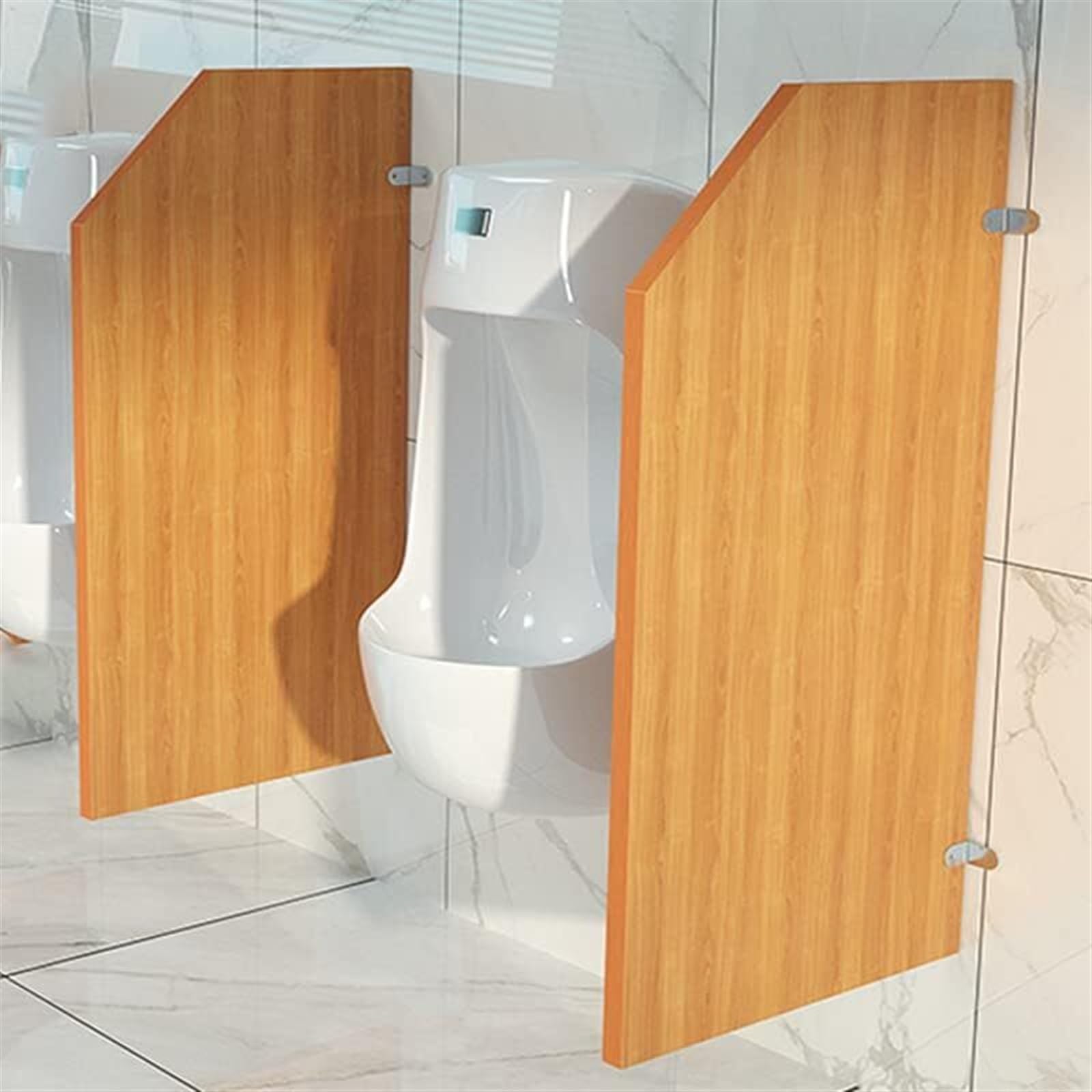 BKSXSOP Urinal Privacy Screens Wall-Mounted Commercial Men's Divider Partition Baffle for Schools Kindergartens Shopping Malls Public Places