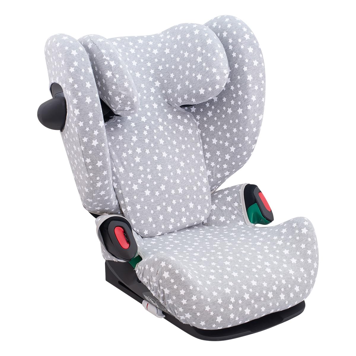 JYOKO KIDS Bezug Kompatibel mit Cybex Solution G I-size (White Star)