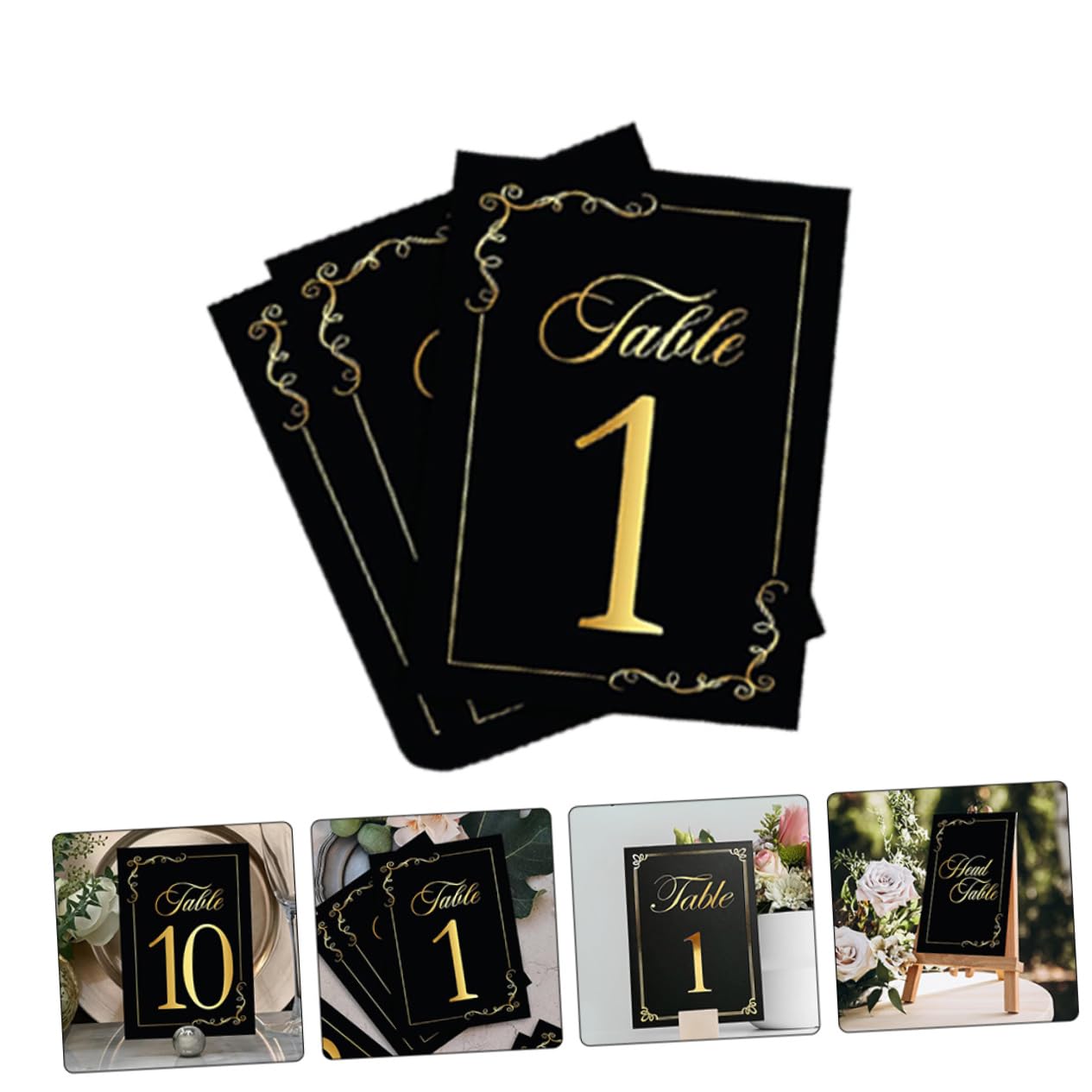 3 Sätze Hochwertige Tischkarten Für Hochzeiten Doppelseitige Platzkarten Mit Goldener Prägung Für Feiern Geburtstage Strapazierfähigem Papiermaterial 30 Stück * 3