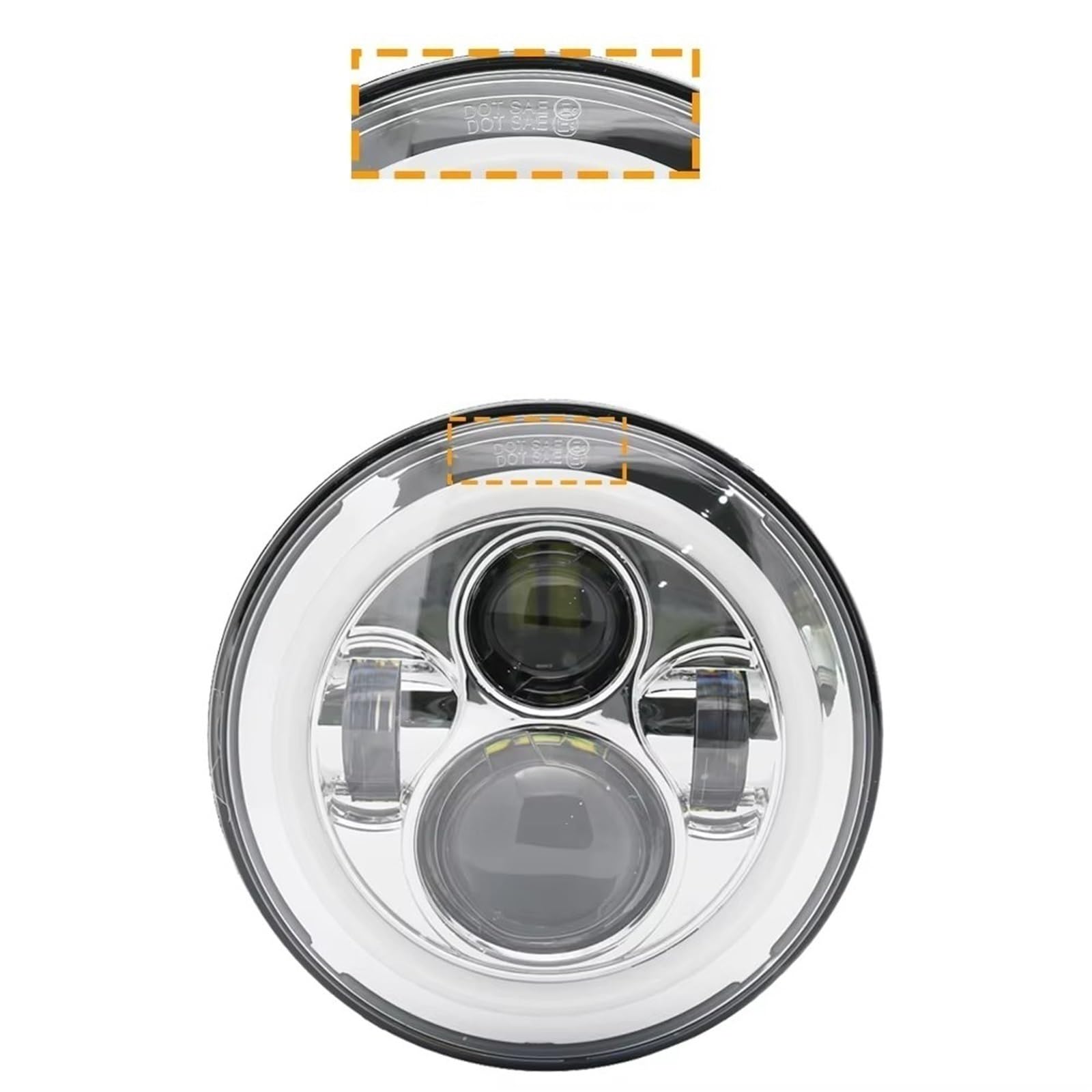Faro Principale Fari Anteriori A LED Da 7" Con Luci Angel Eyes Complete Per Nissan Patrol Y60 Safari Fanale anteriori(Pair black SET)