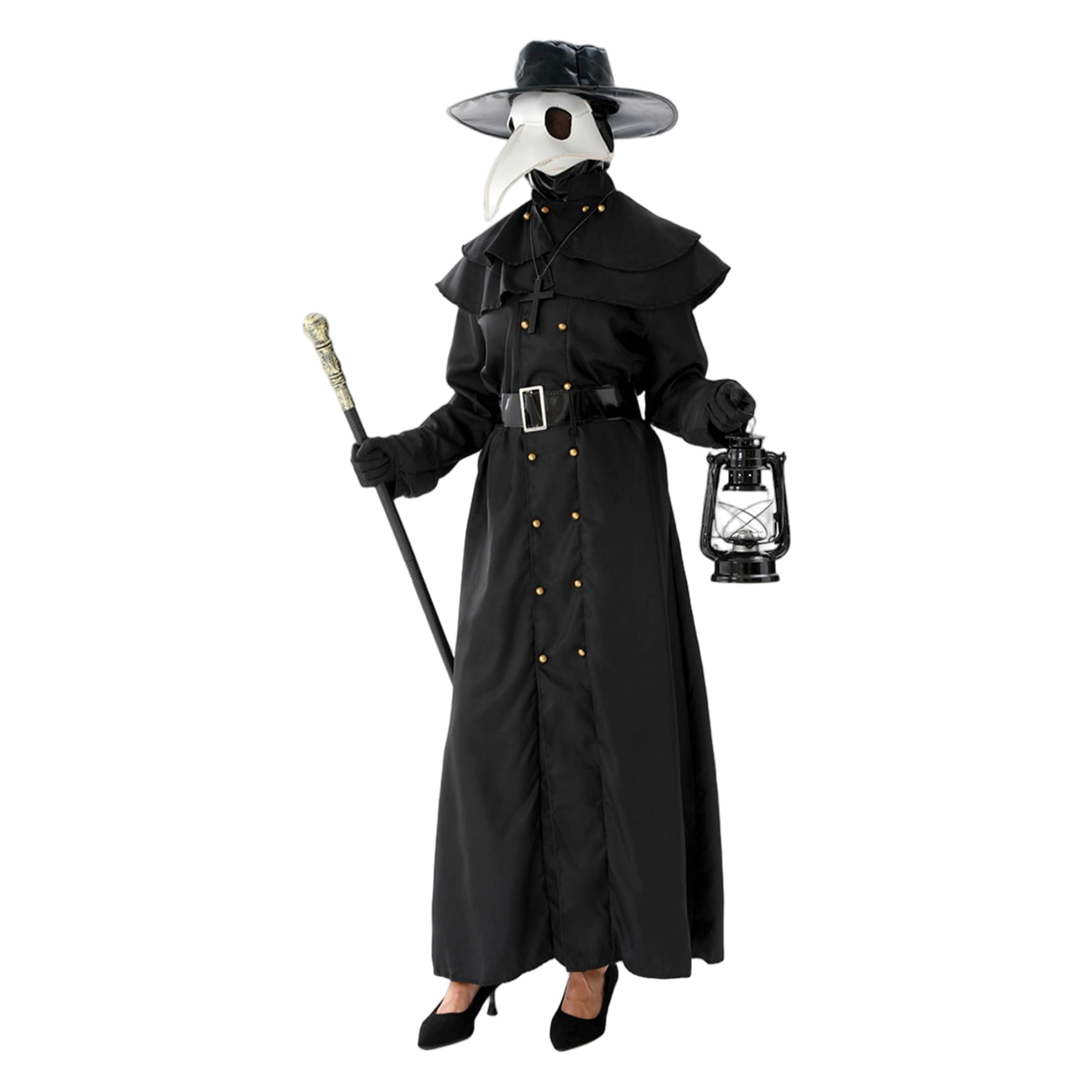 Halloween-Kostüm, Pestdoktor-Kostüm, Halloween-Dekoration für Erwachsene S