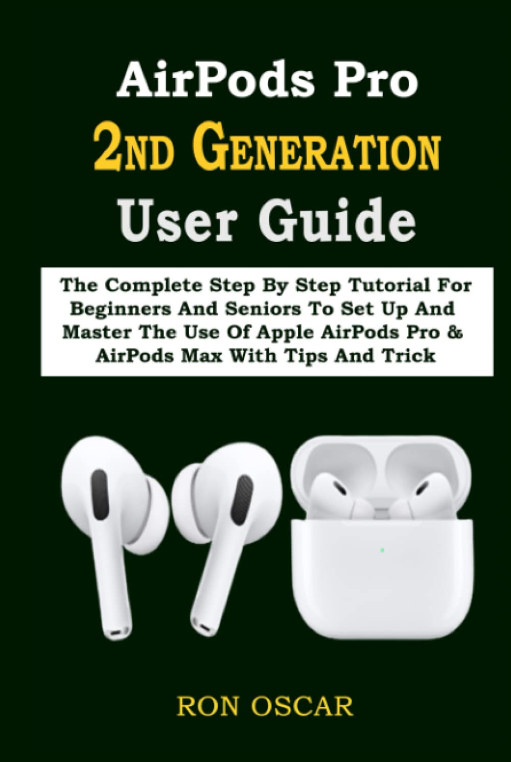 Front cover of the AirPods Pro 2nd Generation User Guide book