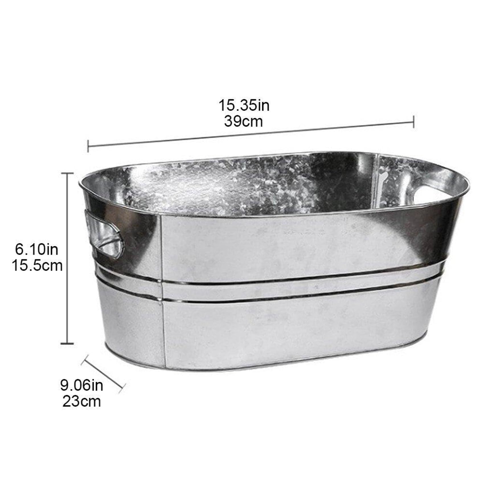 2 cubos de hielo, bañeras galvanizadas, para fiestas, bebidas para amantes de la barbacoa, cubos para bebidas