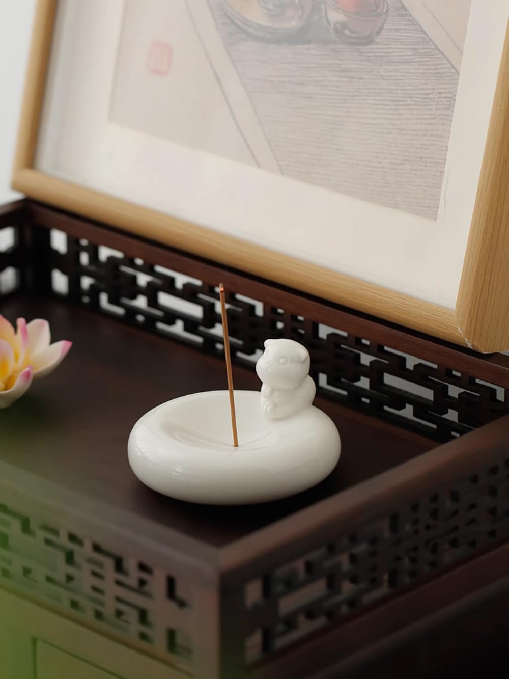 9.5cm Creative Cute Fragrance Insertion Aromatherapy Furnace Fragrance Fragrance Holder Ceramic