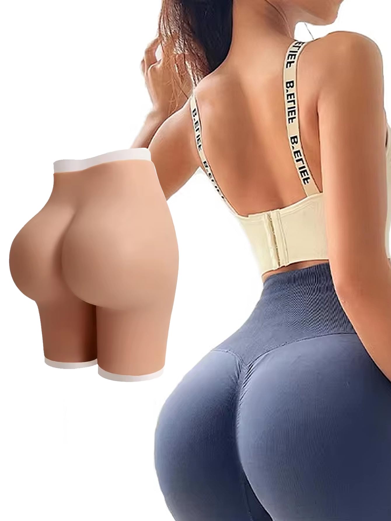 Silicone Butt Lifting shapewear shorts - Women Tummy Control for Vestidos Elegantes De Mujer Para Fiest Drag Queen One Size 02