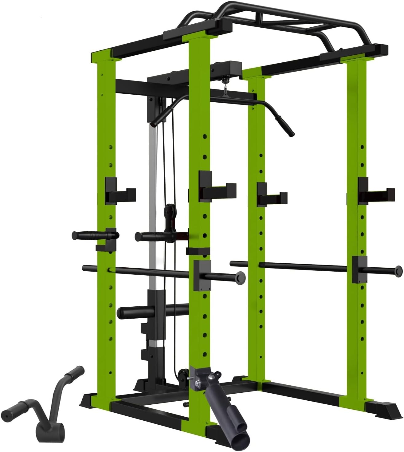 Generic Multi-Functional Power Cage - Adjustable Squat Rack with 1000Lbs Capacity