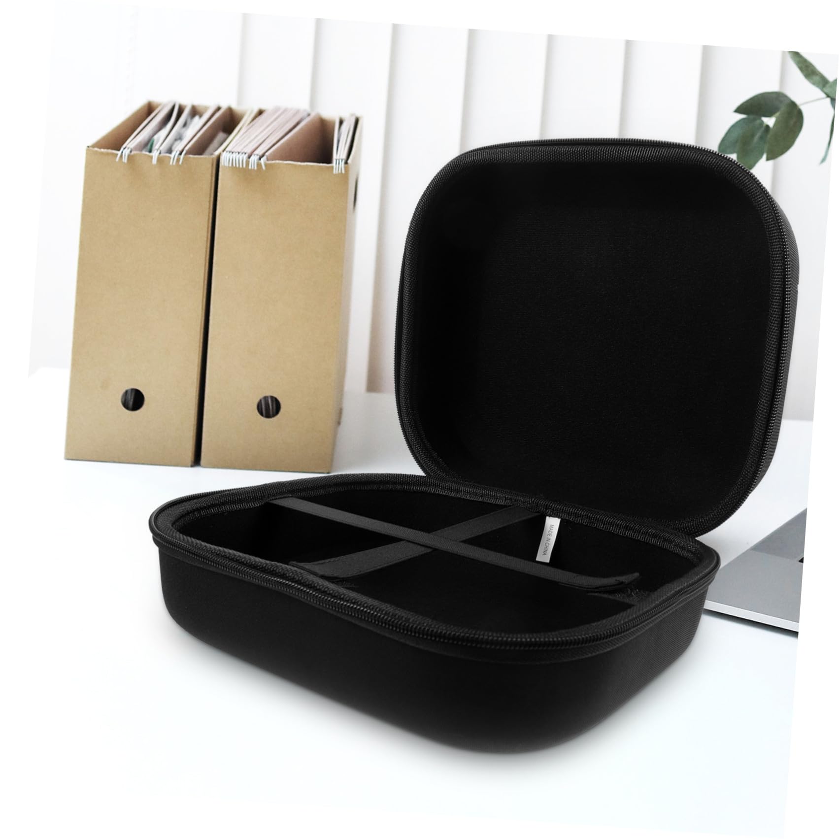 Estuche Rígido para Gafas VR con Carcasa EVA Resistente Golpes Cremallera y Correa de Mano Portátil y Protector para Almacenamiento y Viaje