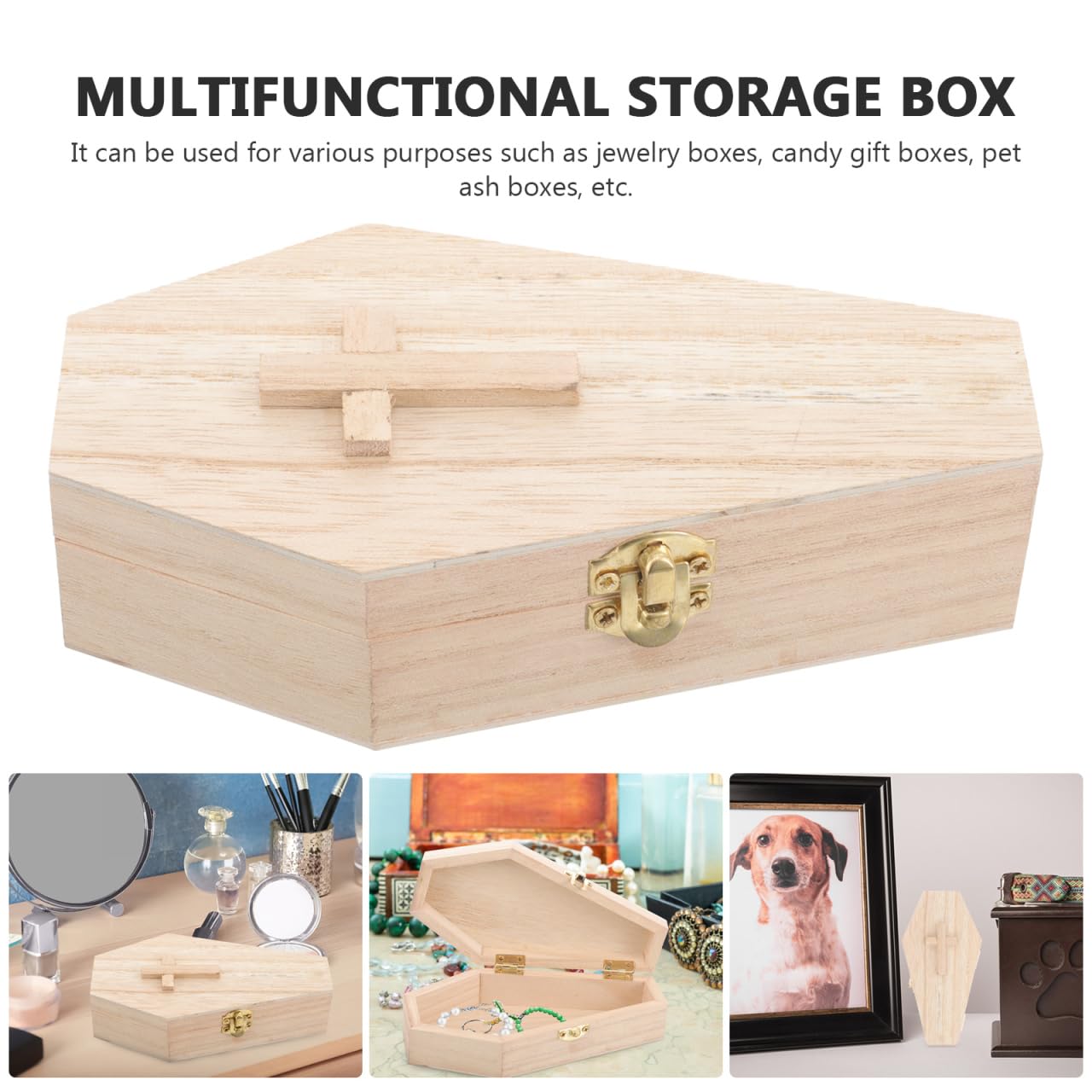 Sarg Schmuck Organizer Box Eleganter Schmuckbehälter Halloween Accessoire Leichte Und Tragbare Vitrine