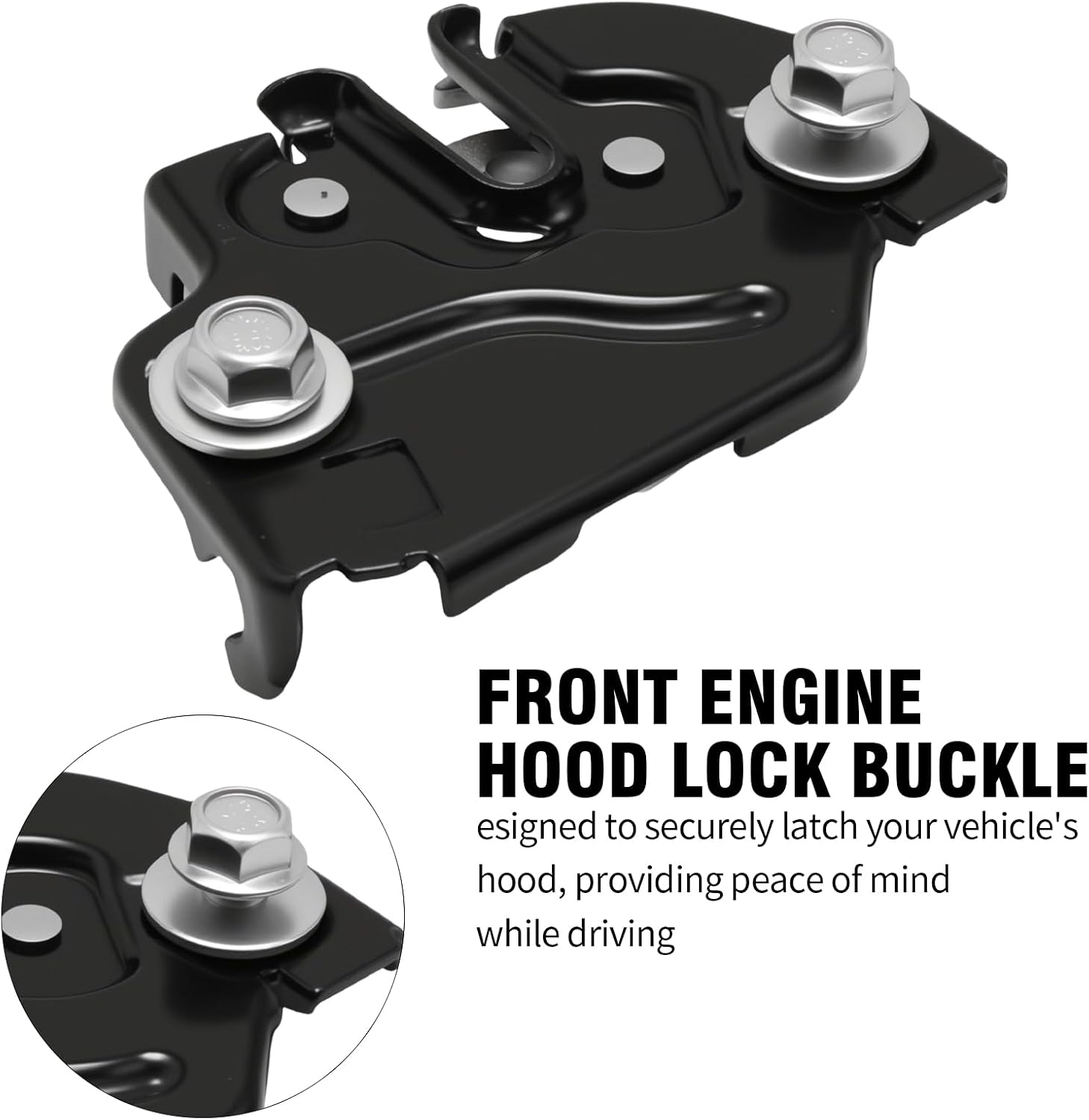 315-100 Front Hood Latch Lock Assembly, Replacement for Chevrolet Chevy C1500 S10 K1500 Tahoe Blazer Astro K2500 C3500 C2500 C1500 Suburban K3500 15757371 16630592