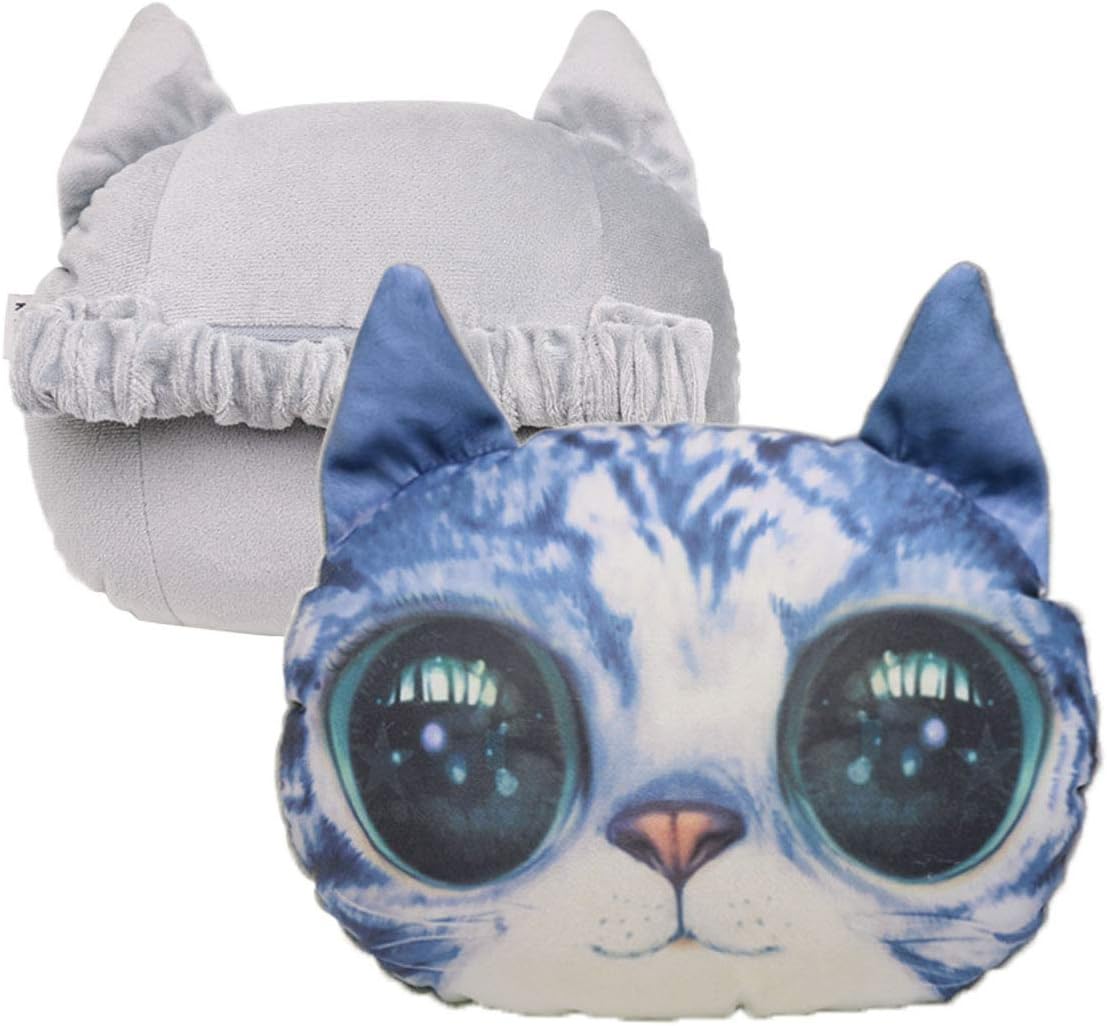 VXAR Car Headrest Pillow Cat Pet Auto (Pupil cat)