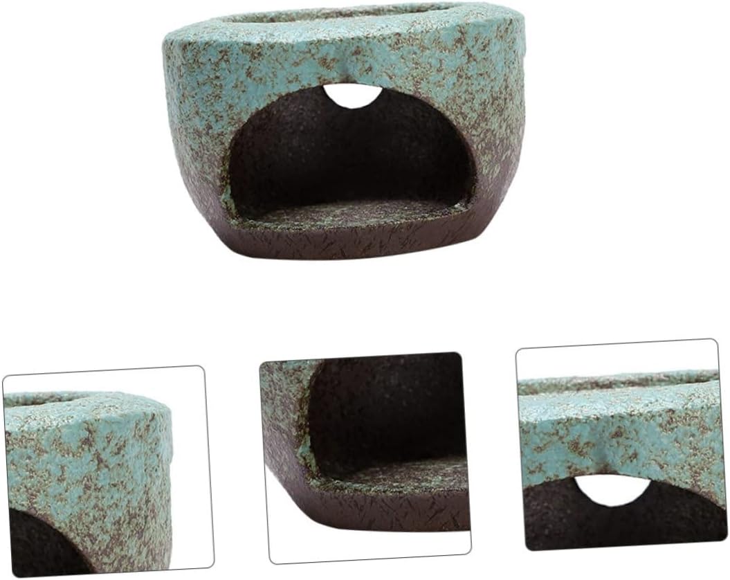 Ceramic Teapot Warmer Base Vintage Heat Preservation Stove for Tea Ceramic Heating Tool with Air Circulation for Home Tea Lovers