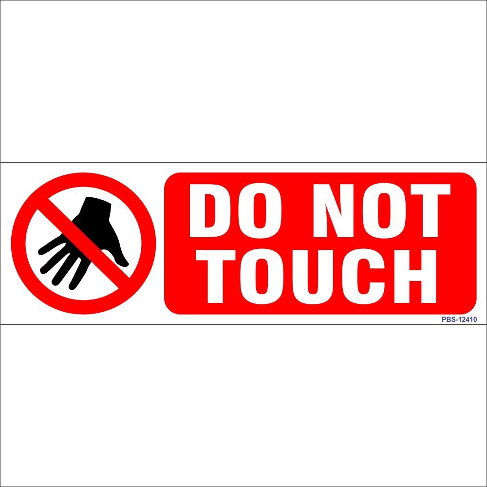 Aditya Sign® Do Not Touch sign Board PBS-12410 (Red - 5 Nos) (B01LX3NNQU) Amazon Price History, Amazon Price Tracker