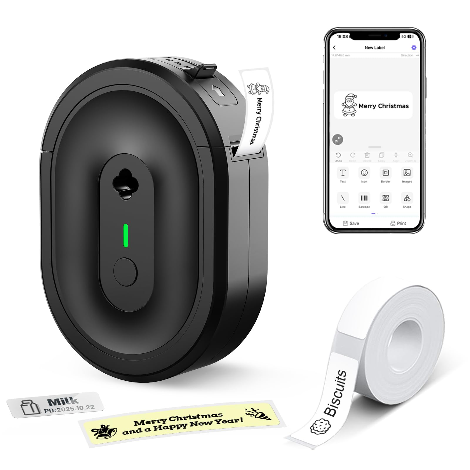 50% Off Mini Bluetooth Label Maker - Use Code N6XAONF2