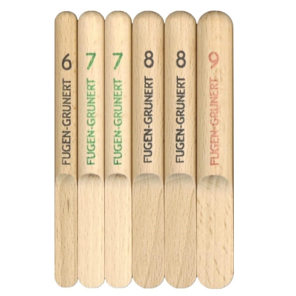 FUGEN-GRUNERT® Smoothing Finger Silicone Squeegee Replacement Set - 6 Sizes: 6, 7, 8, 9 mm Wide