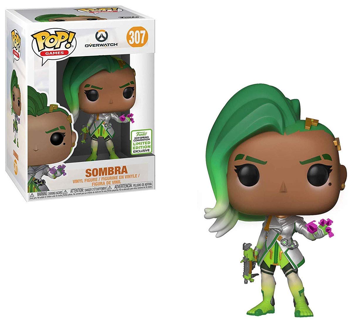 Amazon.com: Funko Pop! Games: Overwatch - Sombra (Glitch Skin