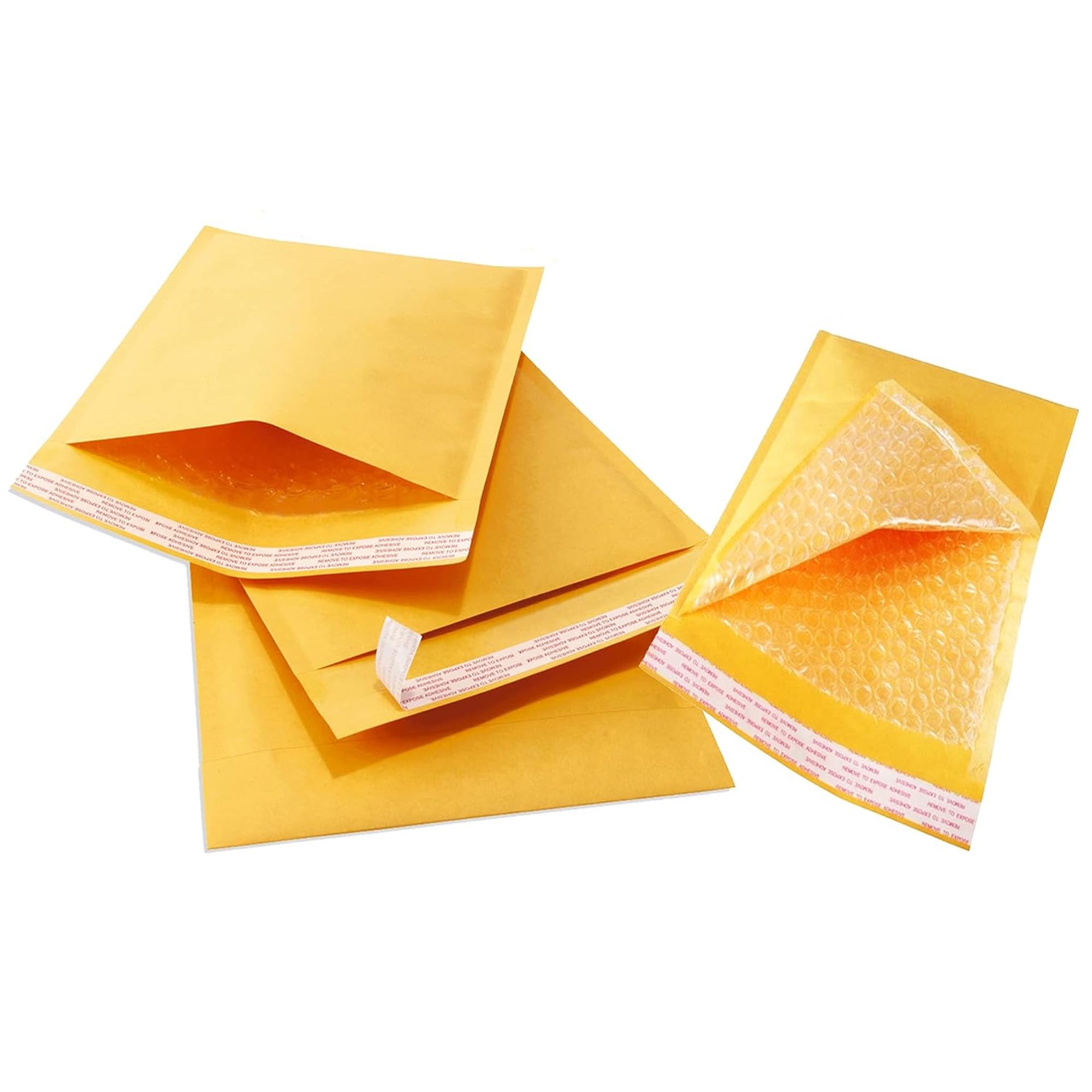 Gold Padded Bubble Lined Strong Postal Mailing Shipping Secure Self Sealing Peel & Seal Envelopes (500, Size 7 (240 x 335))