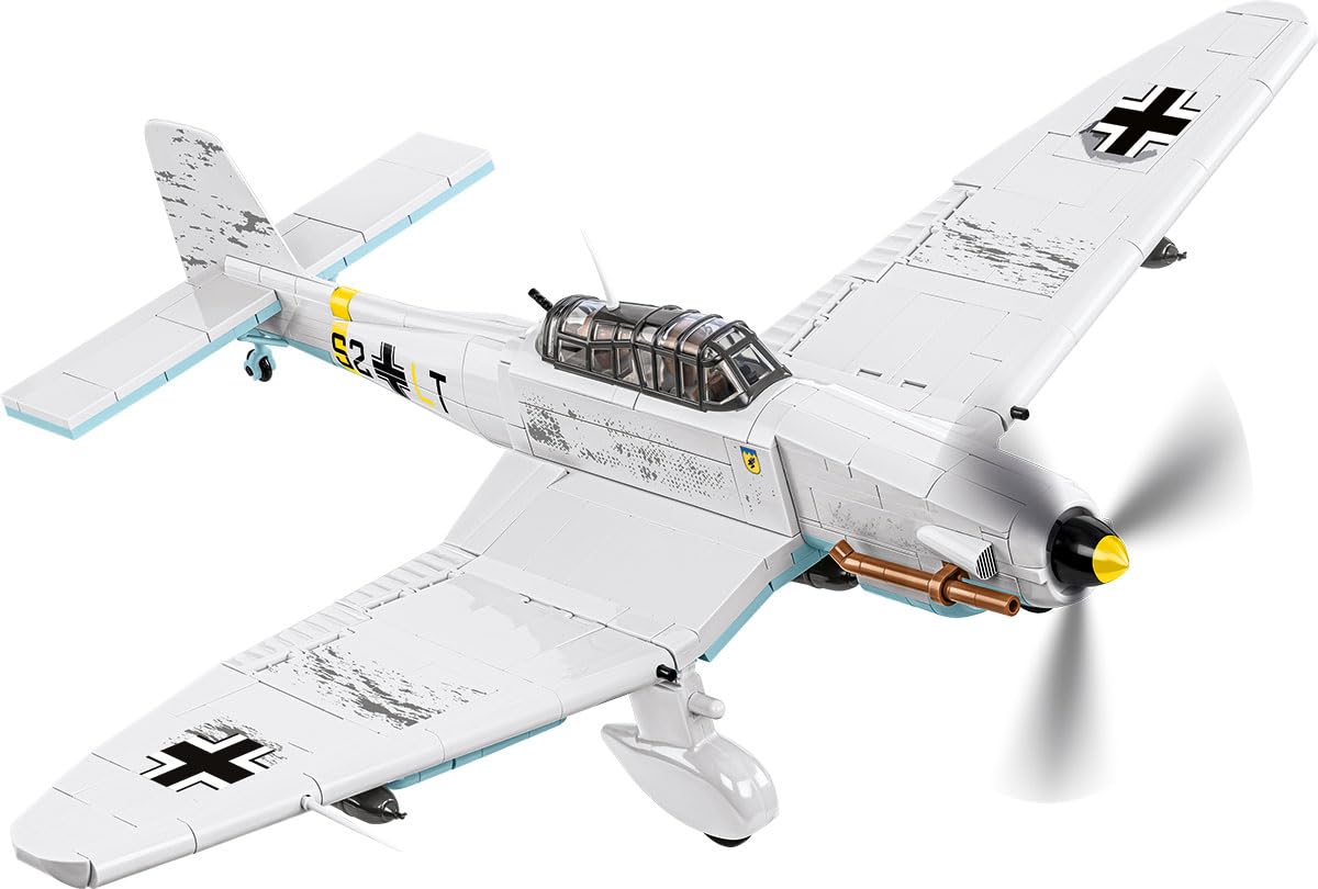 Junkers JU 87 D-3 STUKA, 350mm x 415mm x 115mm, Weiß