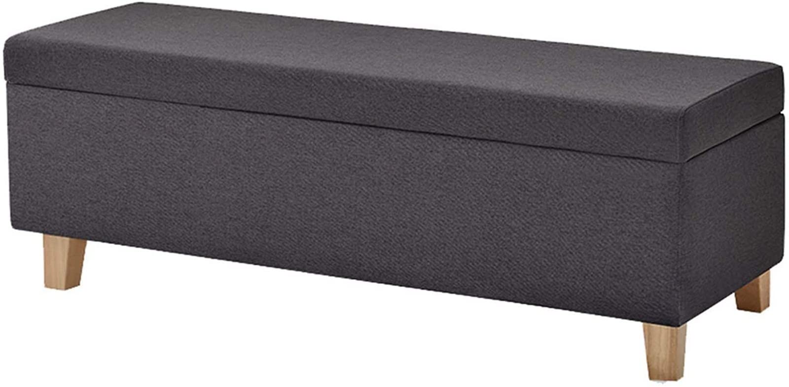 Repose-pieds ottoman entièrement assemblé avec grand coffre de rangement