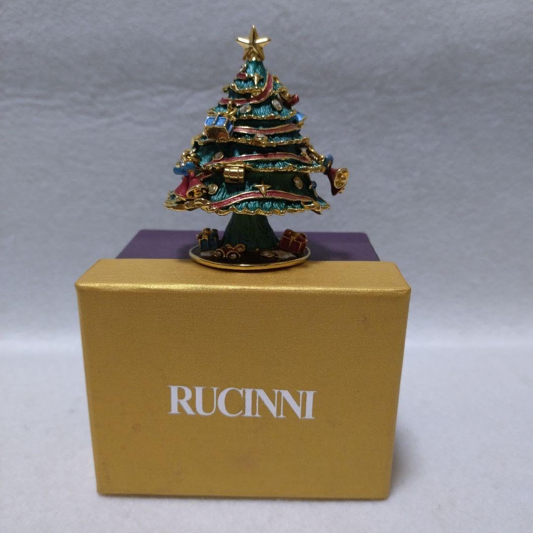 Amazon.co.jp: 304 RUCINNI クリスマスツリー型 ジュエリーケース 
