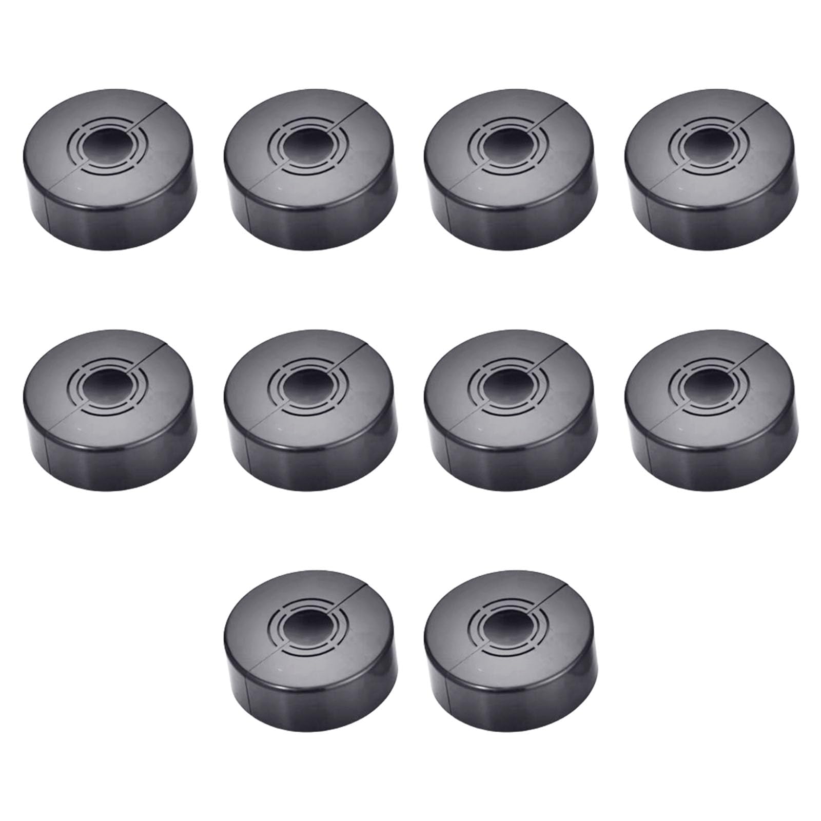 10PCS Easy Installation Bathroom Fixture Covers Split Structure Showerhead Accessories Sturdy ABS Materials Easy Installation Faucet Covers
