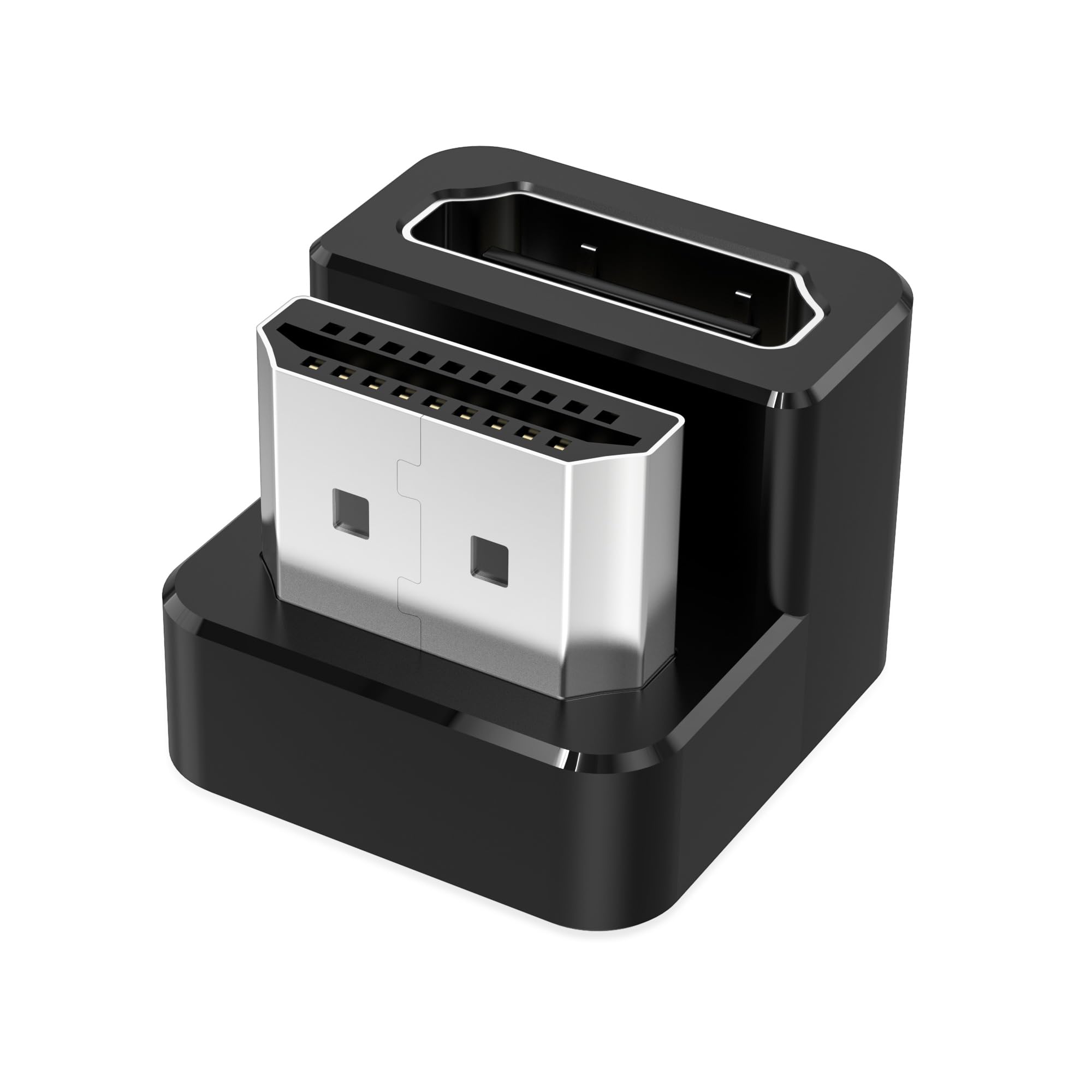 AGVEE 3-Pack 180-Degree Angled HDMI Adapter (Male To Female) - U-Shaped, 8K@60Hz, For Portable Monitors & Tight Spaces