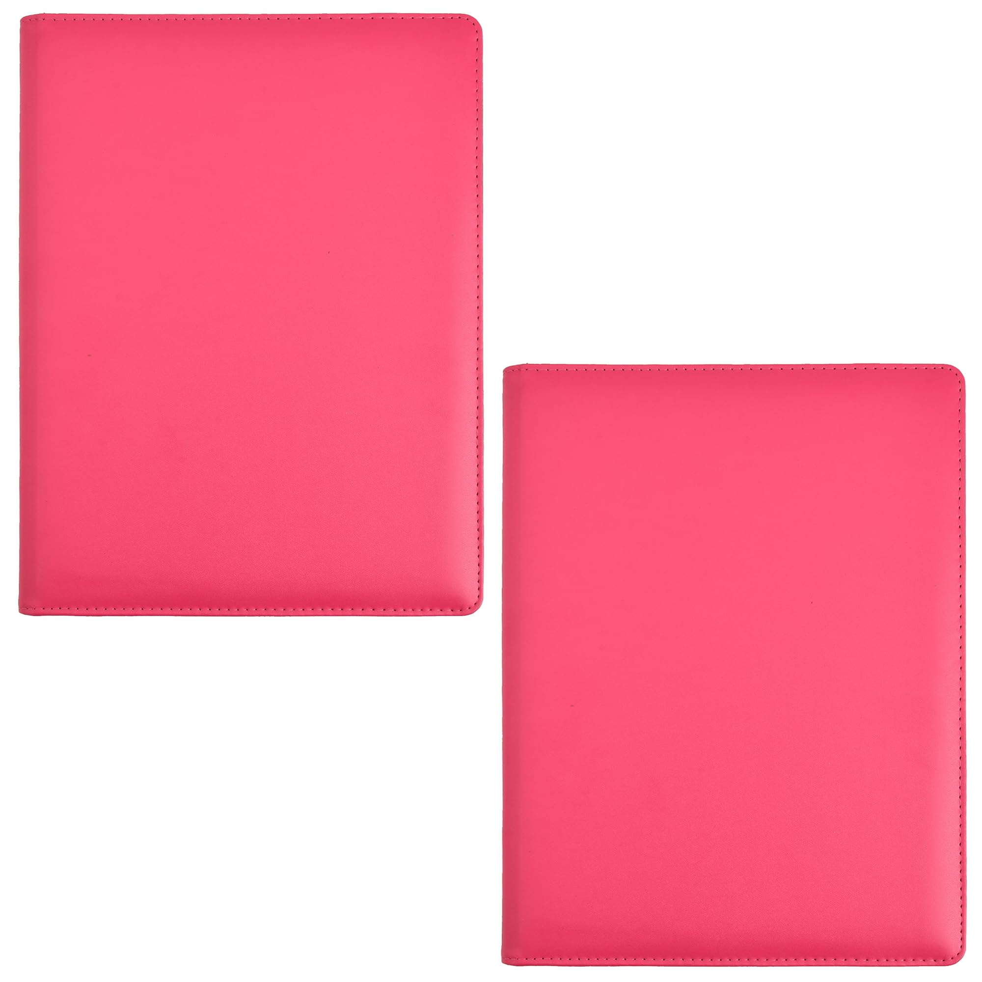 Arpan A4 Professional Display Book Folder for Presentations, CVS, Artwork & Interviews – Leather Portfolio Presentation Folder with 48 Pockets (96 Views) – A4 Pocket Display Book (Pink – 2 Pack)