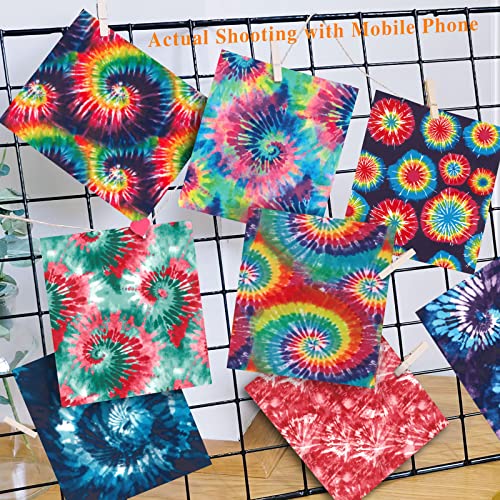 Tintnut Tie Dye Htv Heat Transfer Vinyl - 10X12 Inch 12 Sheets Bundle Watercolor Htv Iron On Vinyl Seamless Colorful Swirl Patterned Htv For Tshirts Diy Compatible With Cricut Or Silhouette Cameo #TOP7
