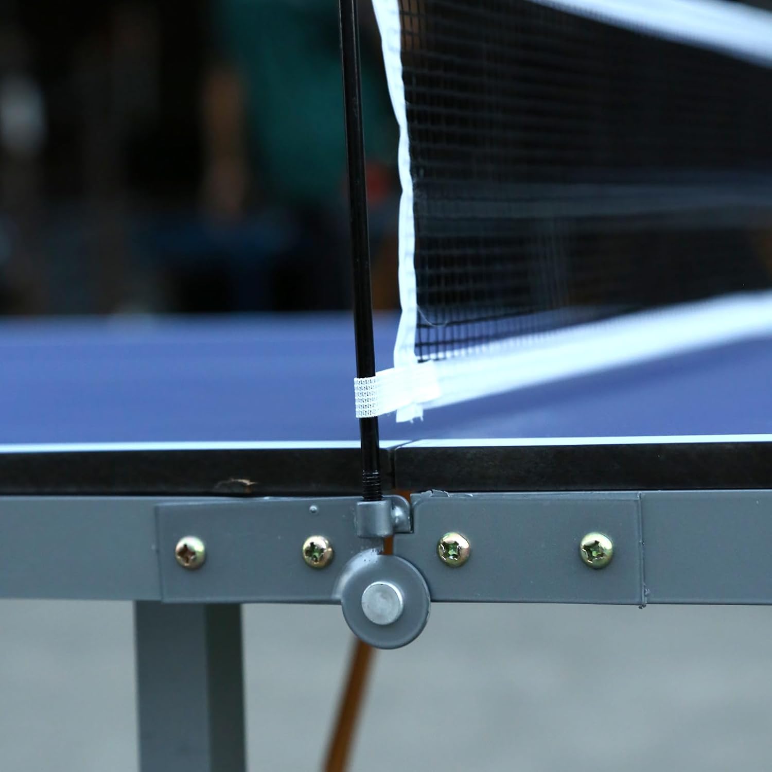 6ft Mid-Size Table Tennis Table, Portable Ping Pong Table Set with Net, Handle, 3 Balls, 2 Rackets Indoor&Outdoor Foldable Sports Set for Game Rooms, Apartments Blue One Size