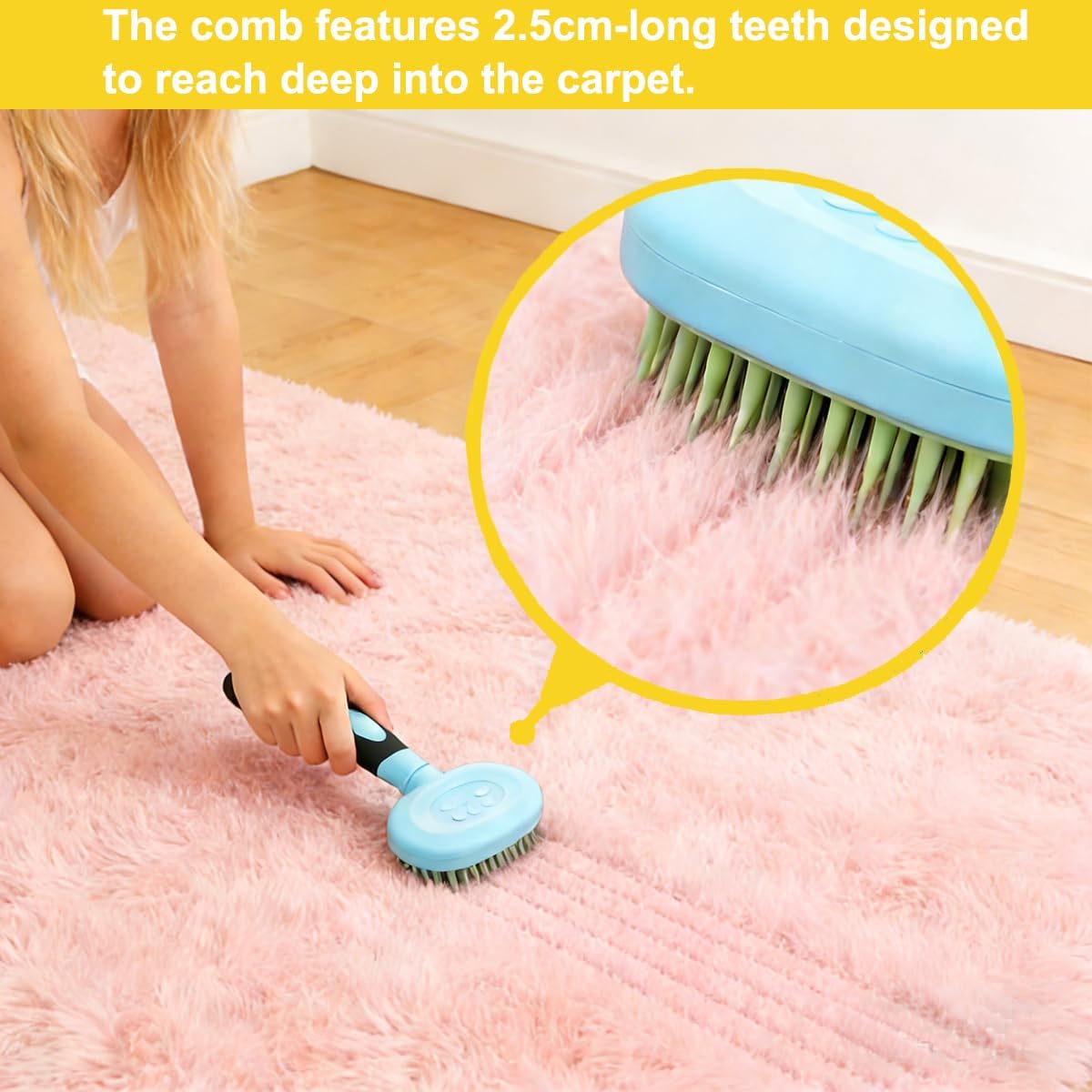 Silicone Carpet Rake – Effortlessly Erase Mats & Impressions image 5