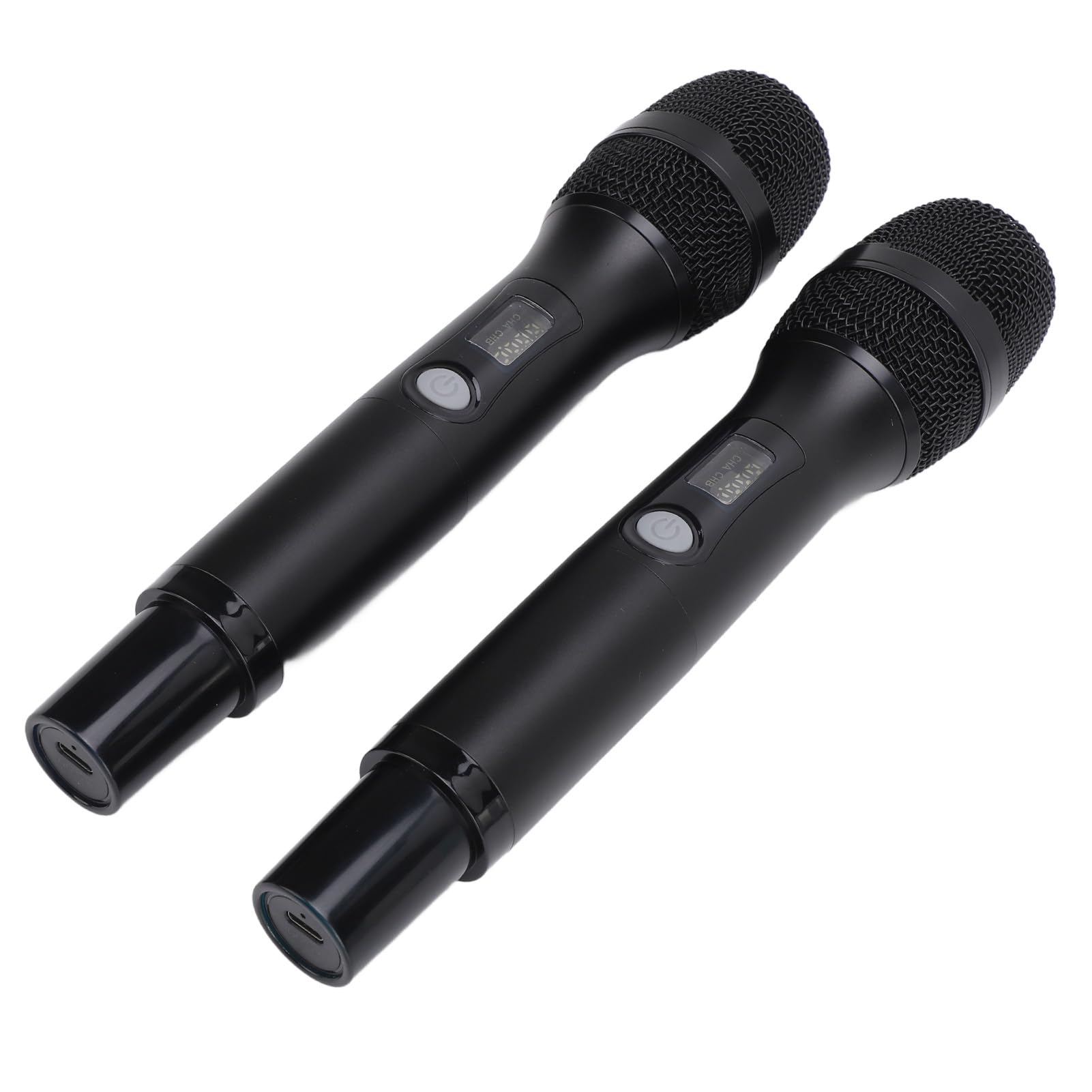 Mikrofon Bezprzewodowy, Podwójny Mikrofon Bezprzewodowy z Odbiornikiem z możliwością ładowania. Podwójny Ręczny Mikrofon Bezprzewodowy do Domowego Karaoke
