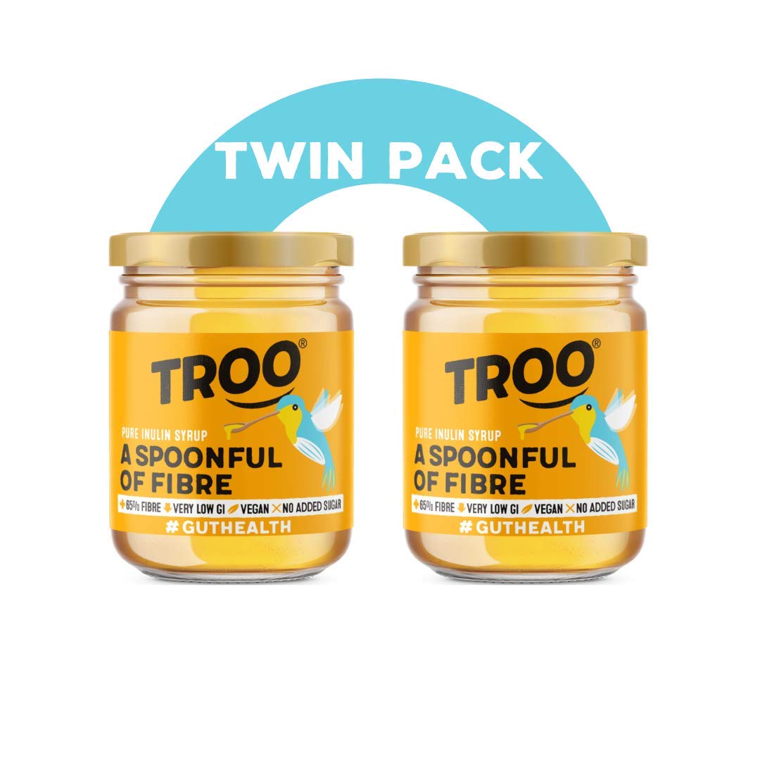 Troo Spoonful of Fibre | Pure Inulin Syrup | Gut Healthy Goodness | High Fibre | Low Sugar | Lower Carb | Fat Free | Vegan | Keto | 227G | 2 Pack