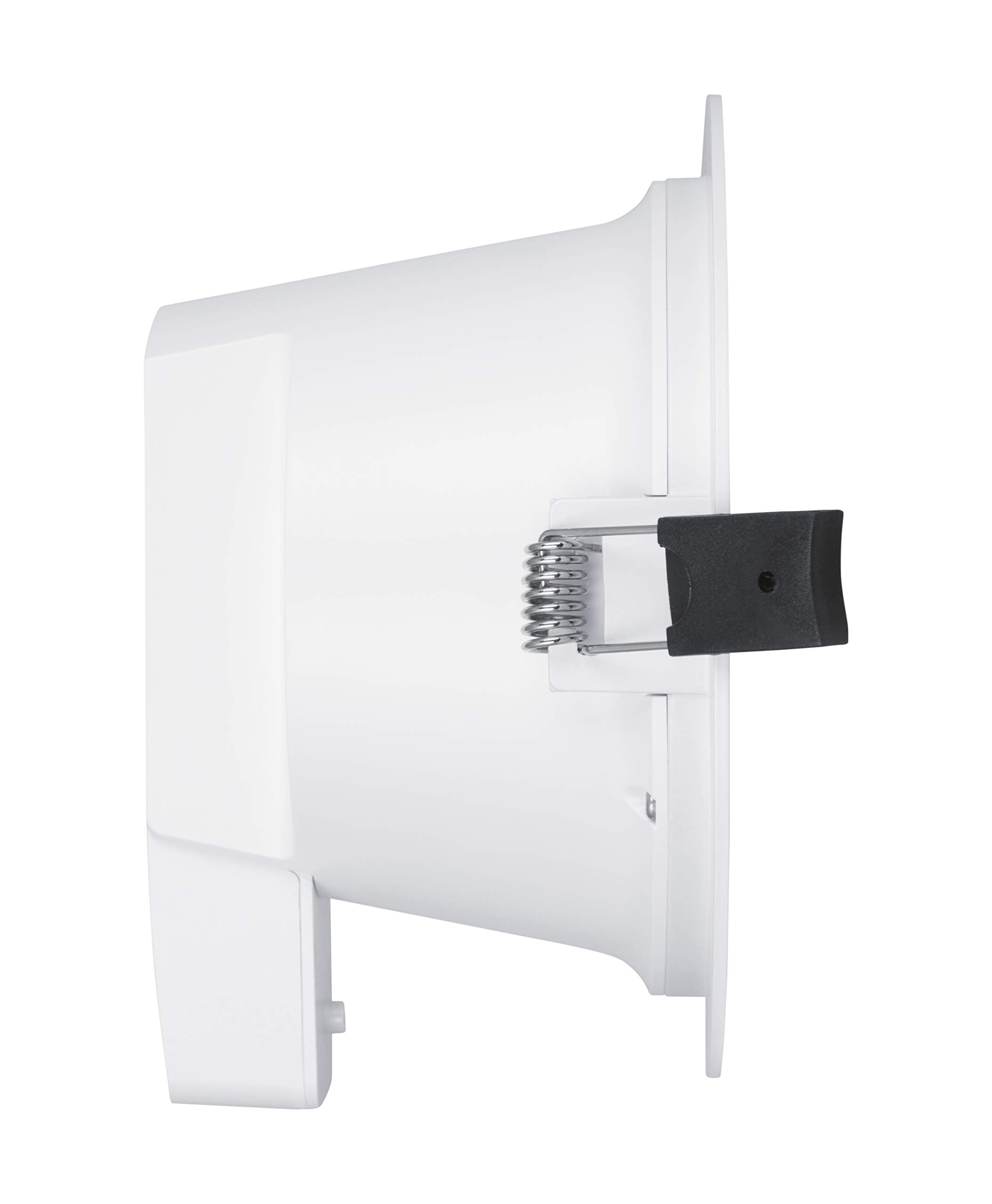 LEVANCE Downlights mit einstellbarer Lichtfarbe, Ersatz für 1x18W CFLi | energiesparend, 13 W, Aluminium (Gehäuse), Polycarbonat (Diffusor) | DL COMFORT DN 130 13W 3CCT IP54 WT