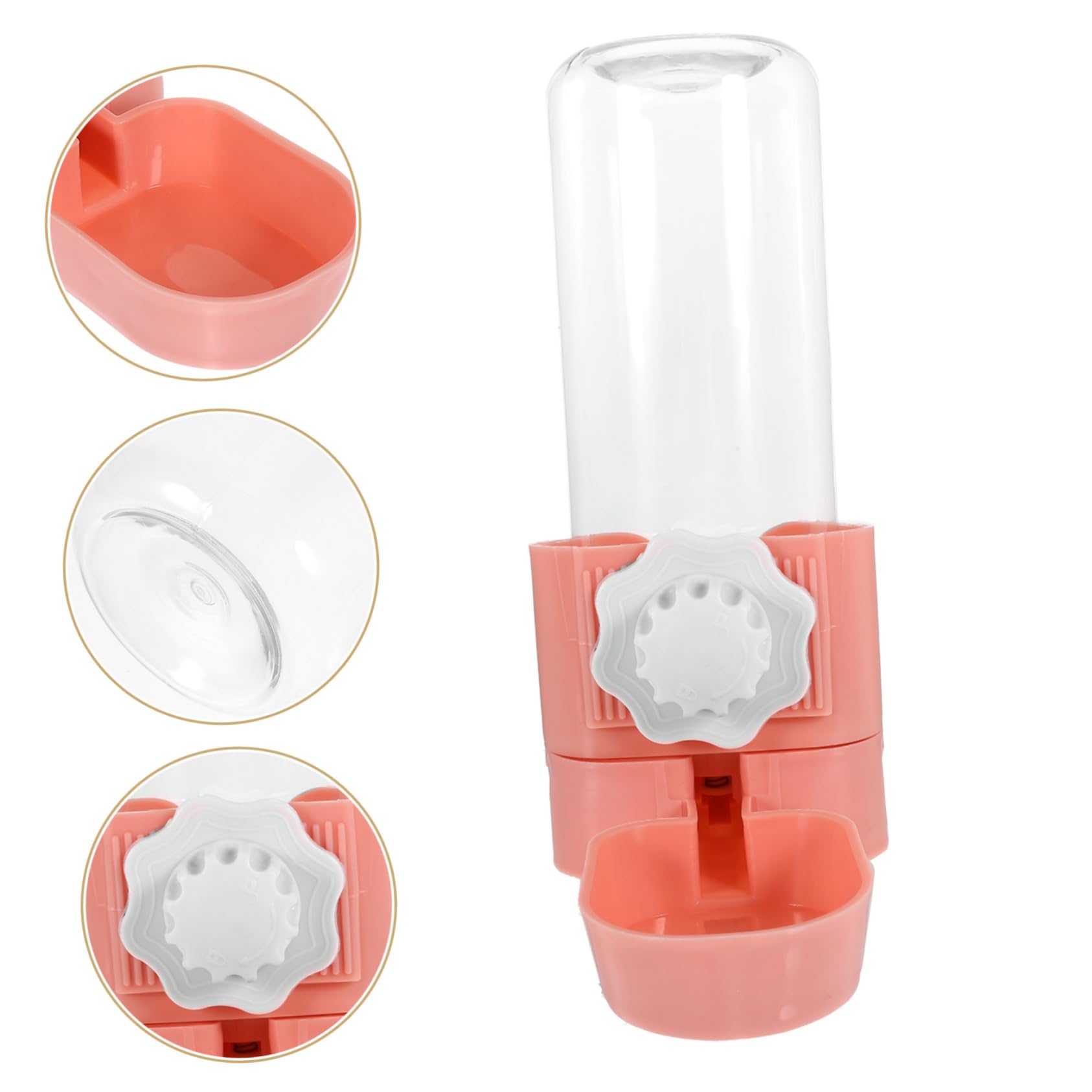 DOITOOL 3piezas Botella De Agua para Mascotas Soporte Colgante Bebedero Automático para Hamsters Conejillos De Indias y Chinchillas Diseño Moderno Accesorio Esencial para Jaulas