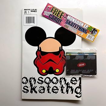 希少絶版美品！monsoon ep スケートシング作品集 Amazon.co.jp: 付録付monsoon ep skatething スケートシング