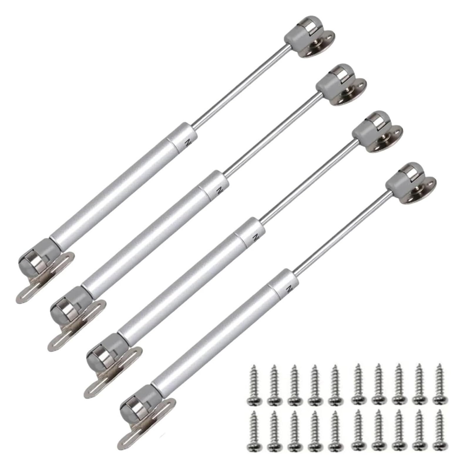 Amortisseur de meuble pour lever les portes lourdes - Vérin à gaz hydraulique 12" 150N argent
