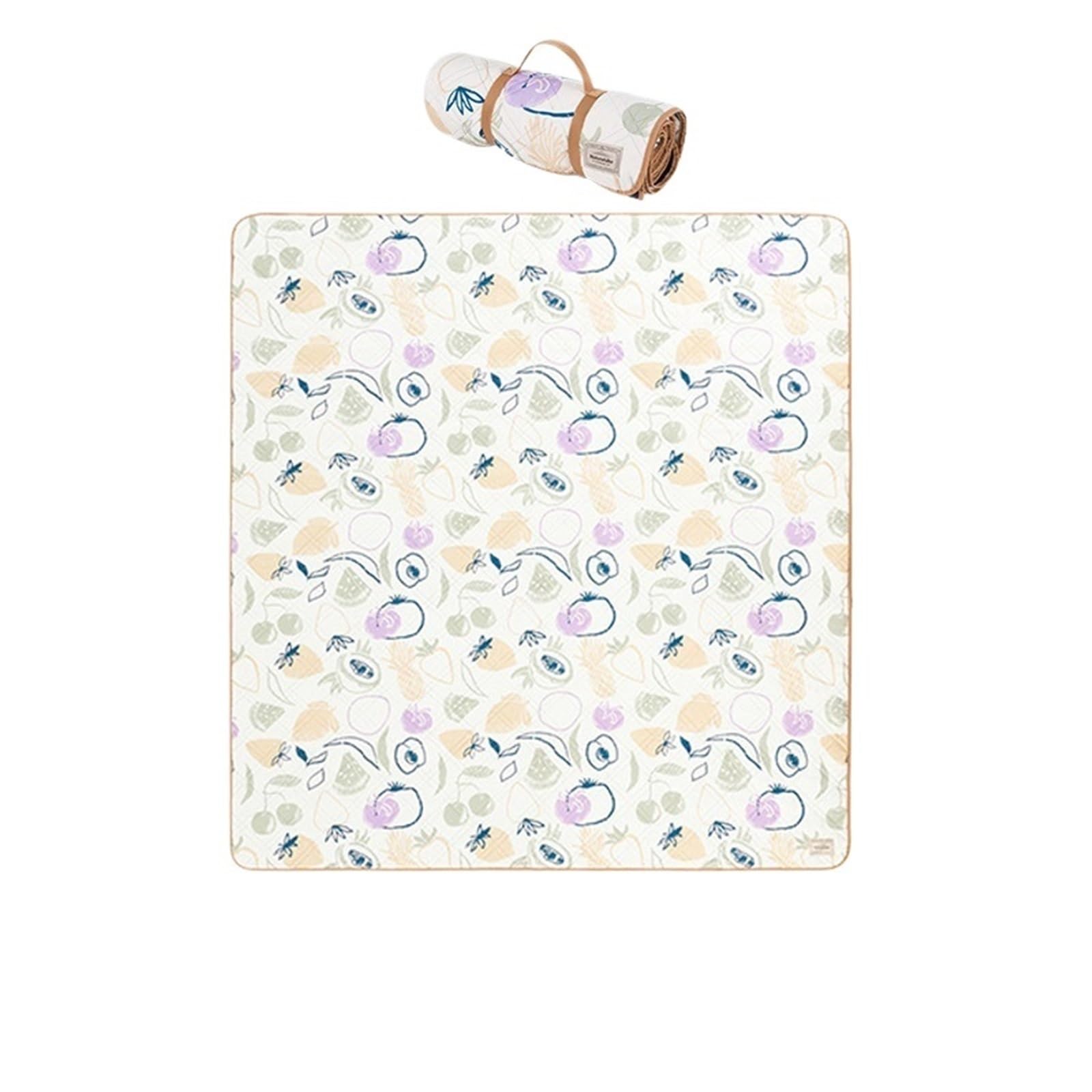 Questa Coperta da Picnic, Tappetino da Picnic, Impermeabile, Spesso, per Esterni, di Grandi Dimensioni, per Tenda da Campeggio, Tappeto Speciale per Campeggio, Spiaggia, Giardino (Rosa-M)