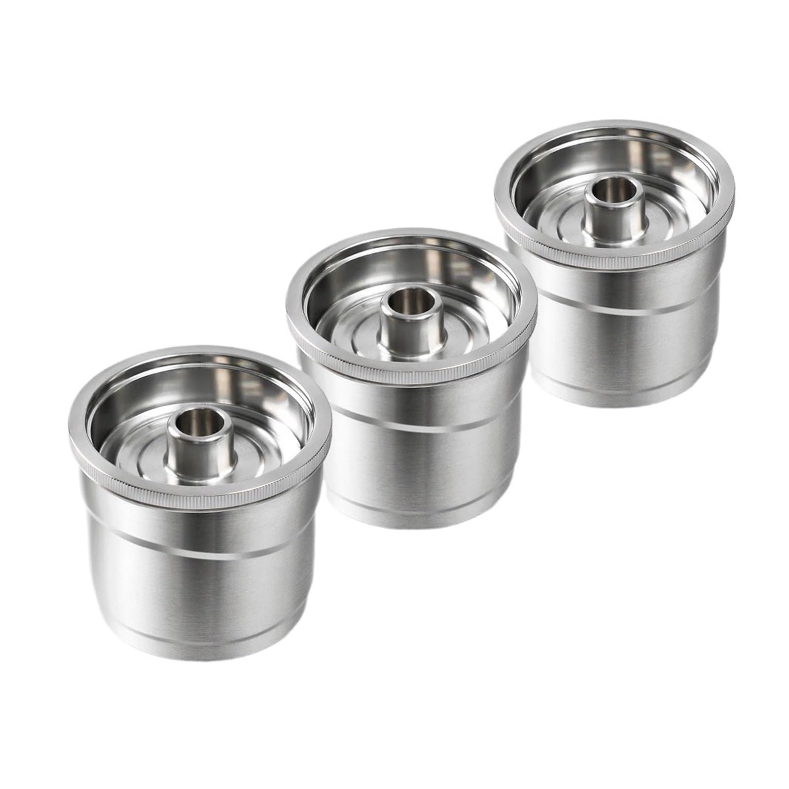 Compatible Con Illy, Máquina De Café X7 Y3 Y5, Cápsula De Café De Acero Inoxidable De Metal, Cápsula Recargable, Ajuste De Taza De Filtro Reutilizable(3PCS)