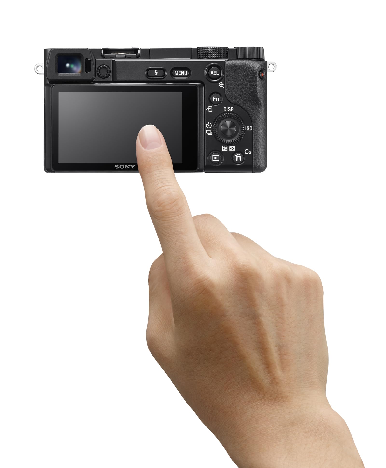 Sony Alpha 6100 Kit Fotocamera Digitale Mirrorless con Obiettivo Intercambiabile SELP 16-50mm, Sensore APS-C, Video 4K, Real Time Eye AF, Real Time Tracking, ILCE6100AB + SELP16502B, Nero