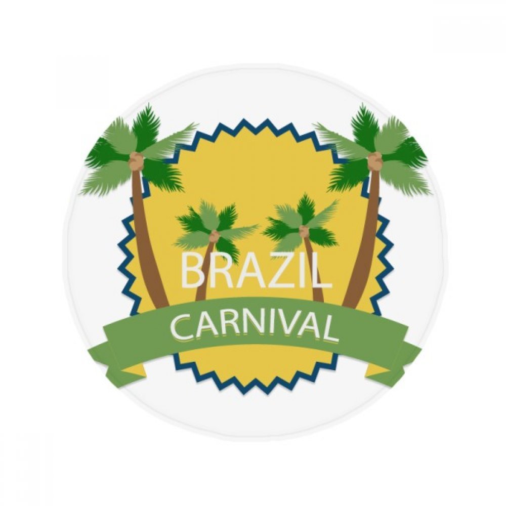 Tapis Brésil Carnaval 80cm de sol multicolore, le cadeau original pour une crémaillère