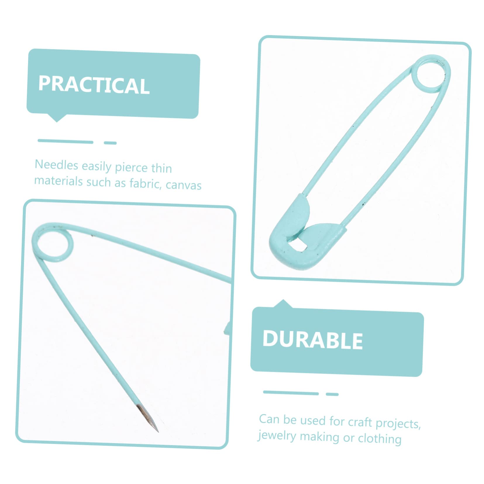 Tofficu 500stücke Sicherheitsnadeln Schmuck Und Handwerk Praktische Und Langlebige Anstecker Für Kleidung Und Bastelprojekte Für Kreative Designs Und