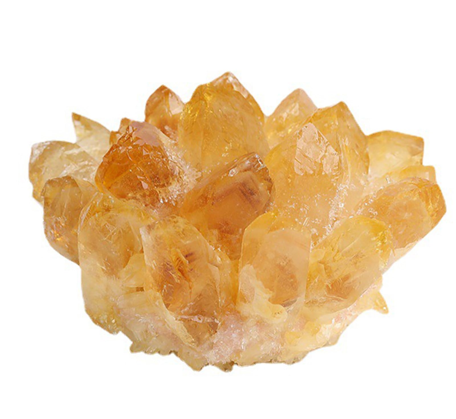BJXKHFPIV Citrine Stones Gemstones Irregular Raw Yellow Cluster Geode Crystal Cluster Balance Wicca Room Decor, 500~600g
