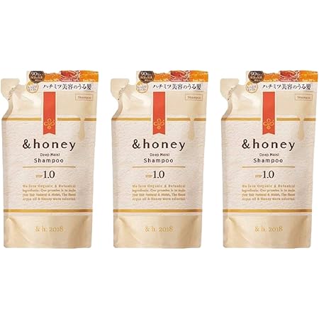 Amazon 3袋セット ハニー アンドハニー ディープモイスト シャンプー１ ０ つめかえ用 350ml 3袋 ハニー アンドハニー シャンプー 通販