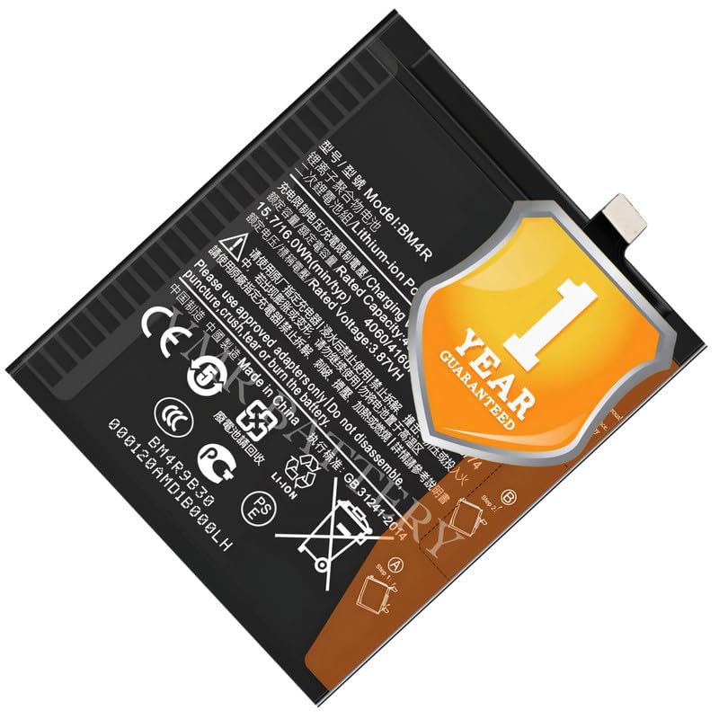 Image of Original BM4R Battery Compatible for Xiaomi Mi 10 Lite 5G (M2002J9G, M2002J9S, XIG01) - (4160mAh) - 1 Year Warranty K7