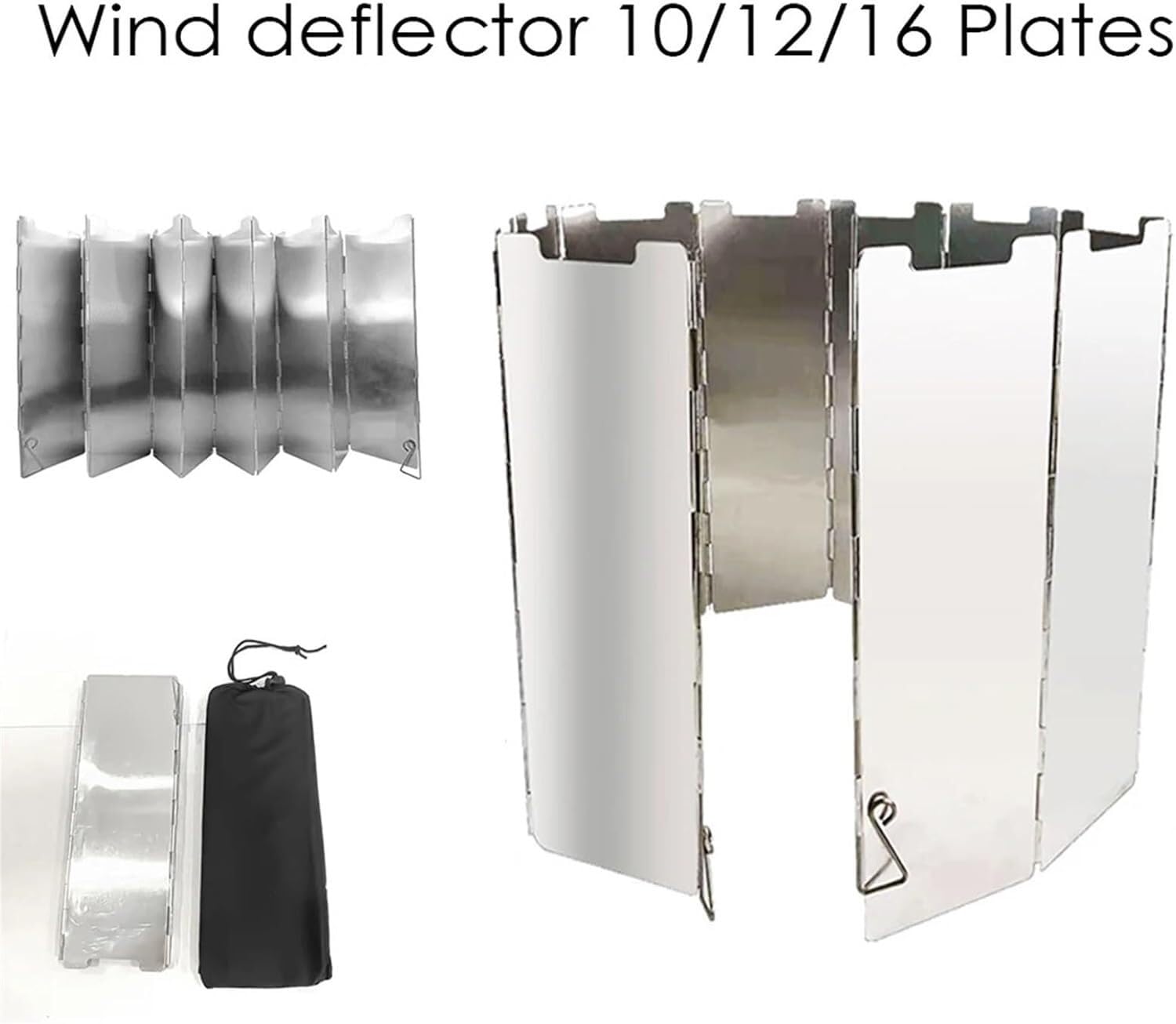 Parabrisas Plegable de Aluminio for Estufa de Camping